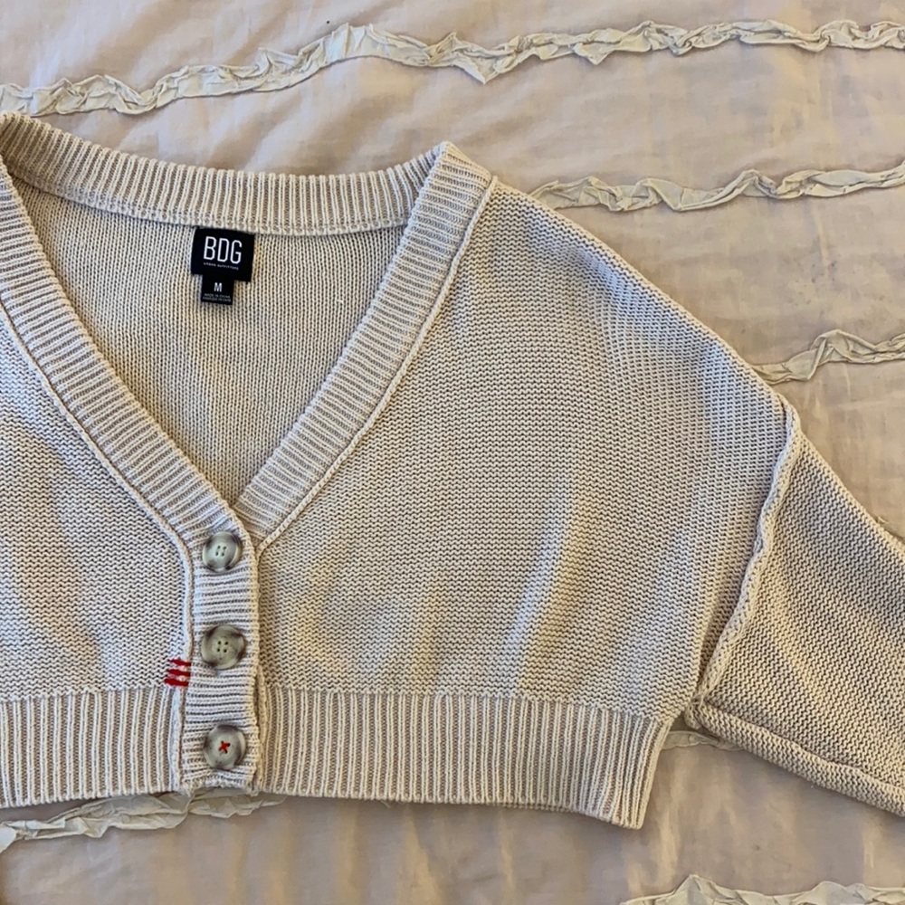 BDG Cropped Cardigan Sweater